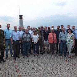 Mitglieder von Junger Union und CDU Frankenberg bei ihrem Besuch der Burgwaldkaserne